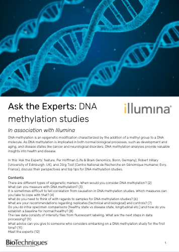 DNA methylation studies